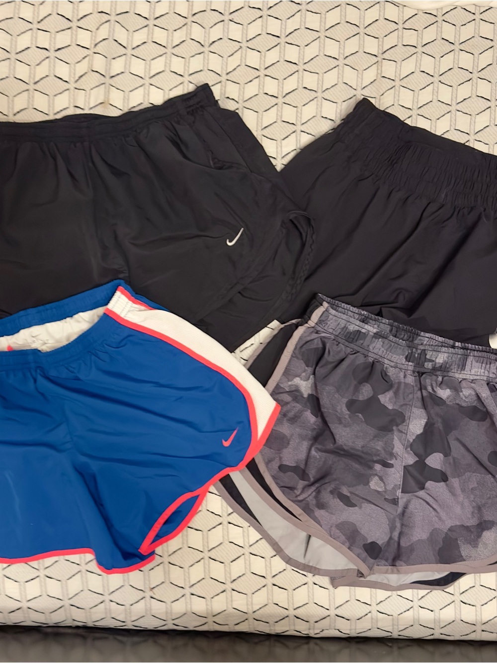 Nike Women's Athletic Shorts Lot, 4 pieces